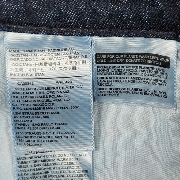 Levis 515 Jeans Womens 14 Dark Wash High Rise Bootcut Stretch Denim 35x32 New - Picture 7 of 13